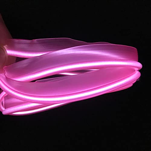 Selifaur - 5 Meter Car Dashboard Light Ice Purple EL Wire Car Interior Light Ambient Neon Light for Kia Sonet - Image 5