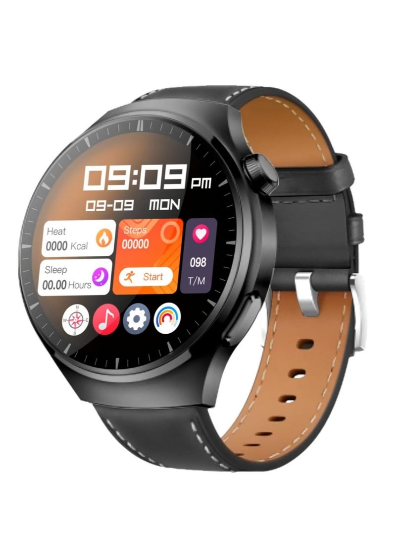 Hommtel Germany Watch 4 Pro: Advanced Bluetooth 5.2 Smartwatch Featuring High-Resolution AMOLED Display, Multi-Sport Tracking, Heart Rate & Sleep Monitoring, and Customizable Design - Image 2