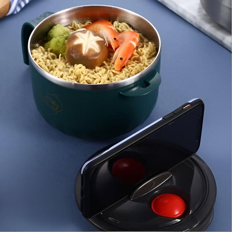 Instant Pasta Cooker - Enjoy the perfect combination of style and functionality with this Stainless Steel Instant Pasta Cooker designed for dorms and takeaways - Image 3