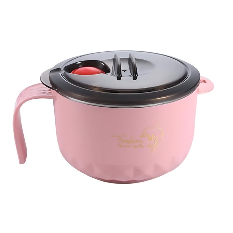 Instant Pasta Cooker - Enjoy the perfect combination of style and functionality with this Stainless Steel Instant Pasta Cooker designed for dorms and takeaways - Image 1