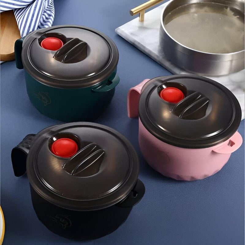 Instant Pasta Cooker - Enjoy the perfect combination of style and functionality with this Stainless Steel Instant Pasta Cooker designed for dorms and takeaways - Image 4