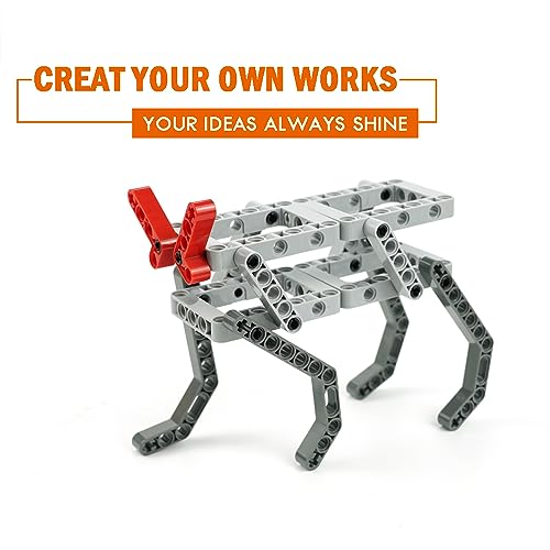 Pasacho 582pcs Technical Parts and Pieces Beams Axles Connectors Bricks Sets Compatible with Technical Chassis Frame Liftarm and Pins Building Blocks Accessories Robot Kits Bulk Toys - Image 5