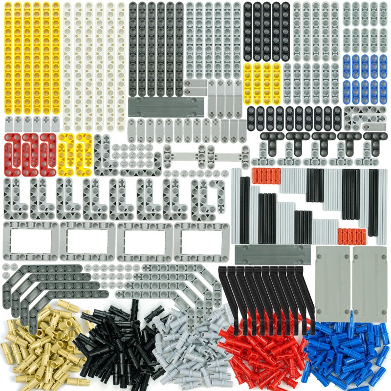 Pasacho 582pcs Technical Parts and Pieces Beams Axles Connectors Bricks Sets Compatible with Technical Chassis Frame Liftarm and Pins Building Blocks Accessories Robot Kits Bulk Toys - Image 3