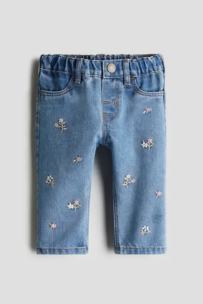 H&M Embroidery-Detail Jeans