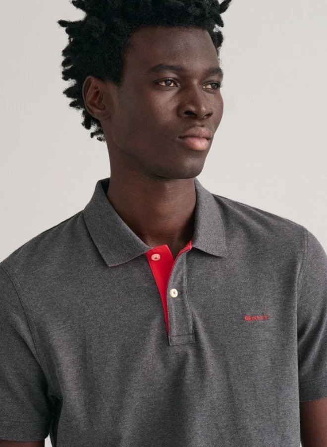 غانت Gant Contrast Pique Polo Shirt