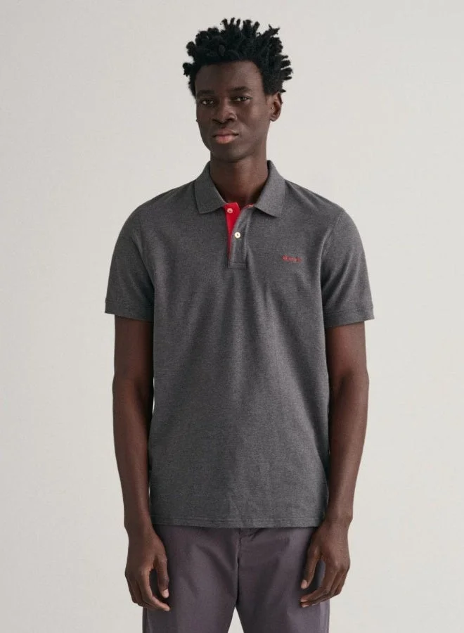 GANT Gant Contrast Pique Polo Shirt