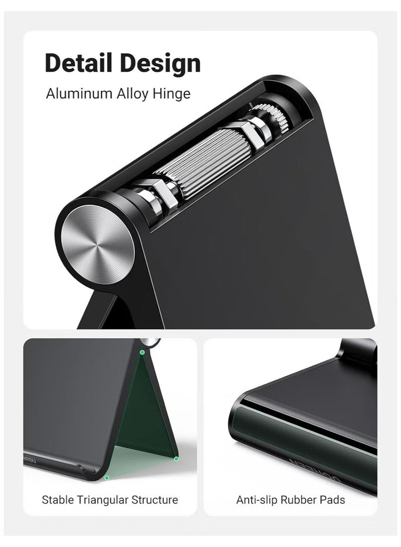 Tablet Stand Holder Adjustable Portable Desktop Dock Office Compatible with iPad Pro 11 Air Mini iPhone 16 15 and other Tablets and Phones - Image 3