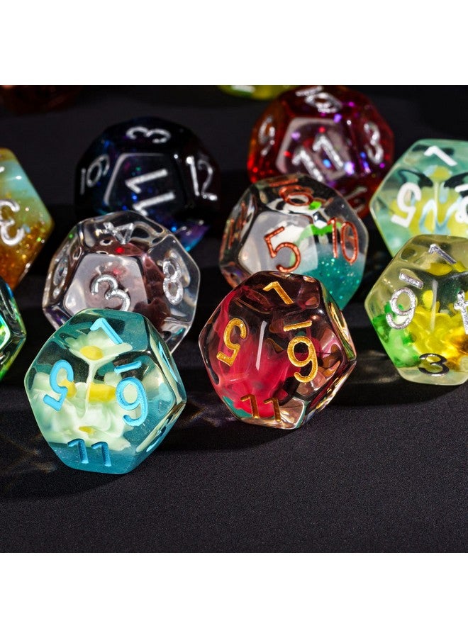 HDdais 10 Pack Of D12 Dice Random Color D12 Polyhedral Dice Set, 12 Sided D&D Dice For Dnd Rpg Mtg Table Games Dungeons And Dragons Dice - Image 4