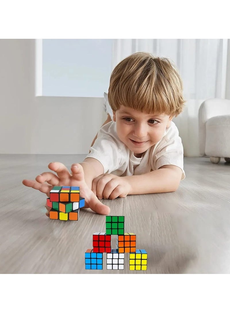 مكعبات ألغاز سحرية صغيرة – عبوة من 50 لعبة ذهنية ملونة للأطفال، مثالية لهدايا أعياد الميلاد، جوائز الصف، والتعلم الممتع - Image 3