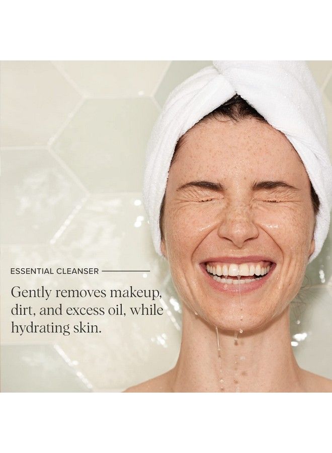 DRMTLGY Essential Facial Cleanser Gentle Face Cleanser And Face Wash For Women And Men With Antiaging Peptides & Hyaluronic Acid - Image 4