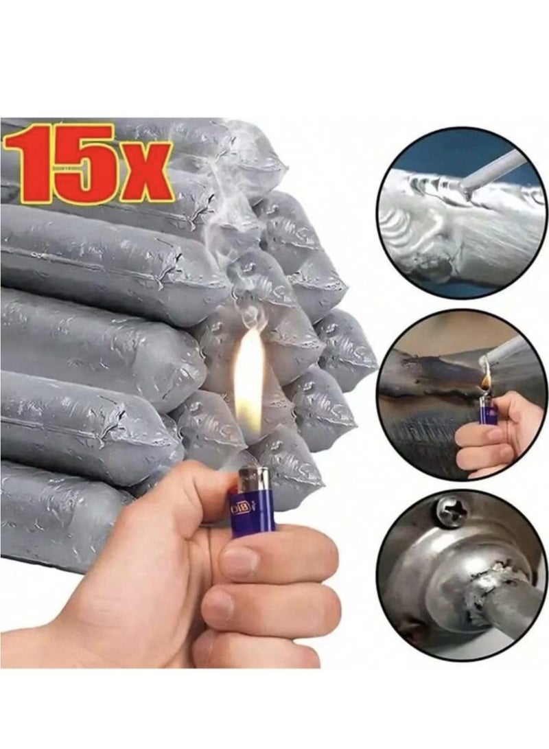 15pcs Low Temperature Solder Stick Easily Melts for Aluminum Welding, No Tin Needed, Soldering Tools - Image 1