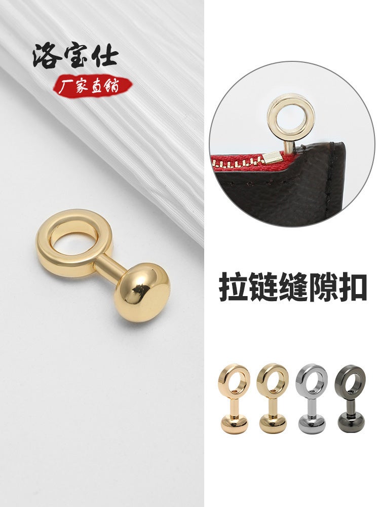 Craftsmanship Square Zipper Gap Buckle Bag Retrofit Accessories Old Flower Bag Inner Bag Retrofit Crossbody Bag Hardware - Image 2