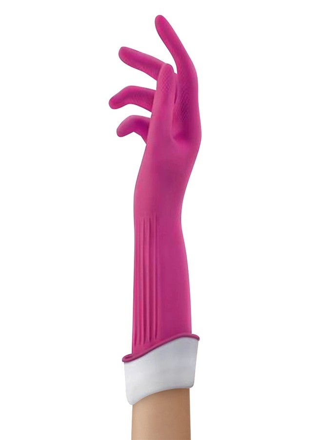 Playtex Living Reuseable Rubber Cleaning Gloves, Premium Protection Reusable Household Gloves, Small (2 pairs) - Image 2