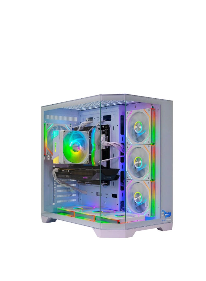 Setup Master Pro Gaming PC With Intel Core i5-14400F Processor/16GB DDR5 RAM/1TB SSD/8GB Nvidia GeForce RTX 5060 Graphics/Windows 11 Pro+ Mouse+ Keyboard and Wireless Card +Headset White - Image 2