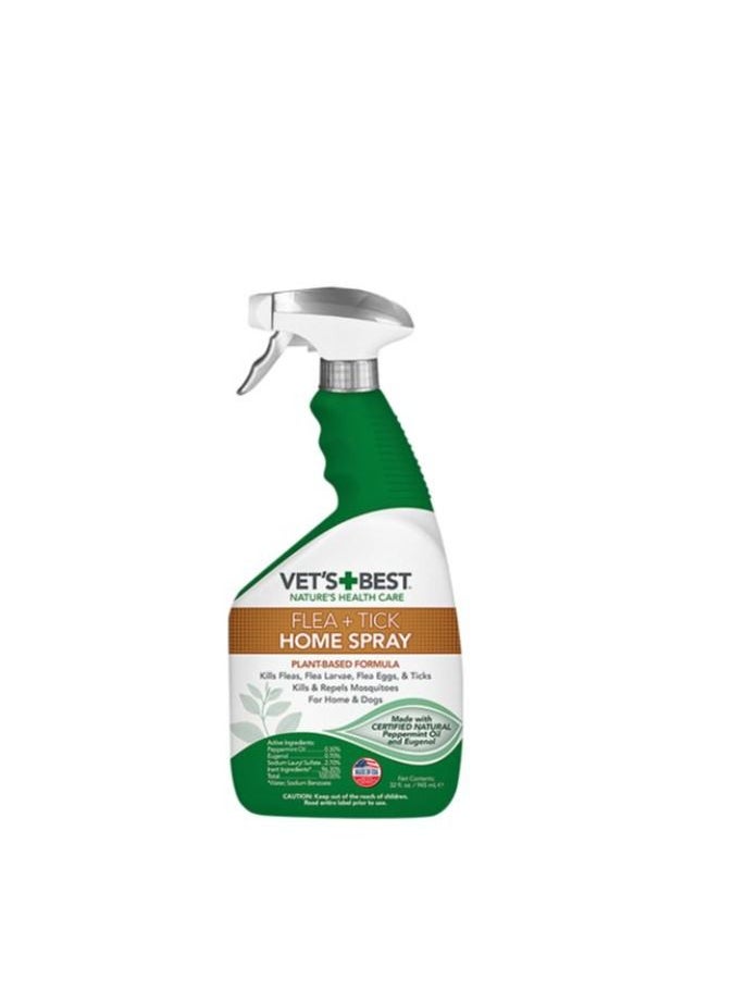 Vet's Best Flea + Tick Home Spray For Dogs 945 ml 