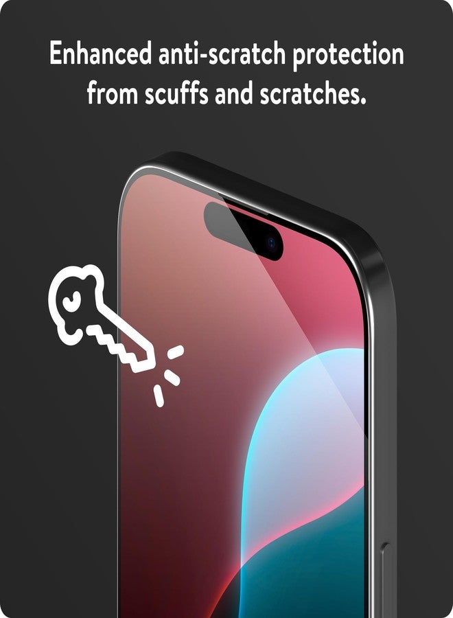 Mous for iPhone 16 Pro Screen Protector - Tempered Glass - 2 Pack - Water and Oil Resistant - Image 4