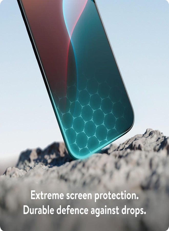 Mous for iPhone 16 Pro Screen Protector - Tempered Glass - 2 Pack - Water and Oil Resistant - Image 2