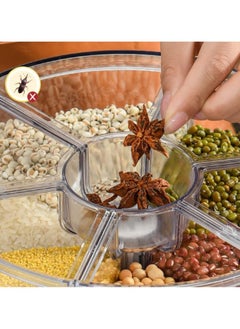 SILVER CREST Rotatable Cereal/Grain Dispenser 15Lbs, 360° Food Dispenser with One-Click Precision for Small Grains, Beans, and Rice Storage in Kitchen  - Image 5
