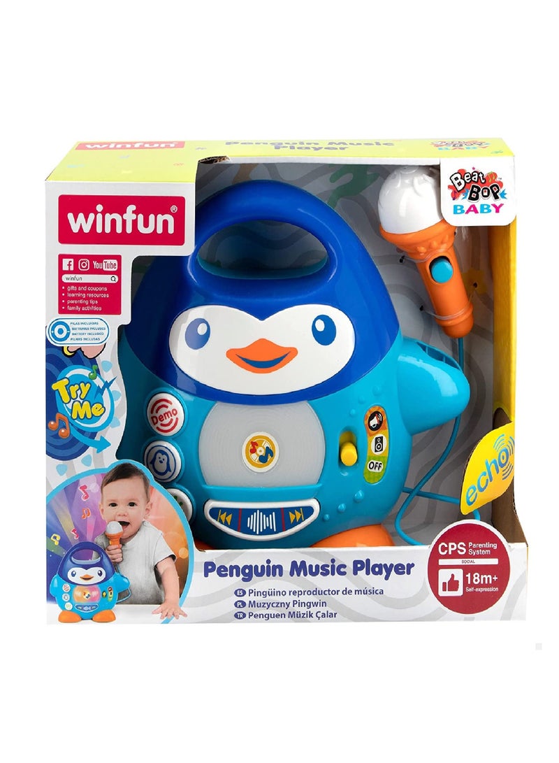 Winfun Beat Bop Baby Penguin Music Player Toy - Image 1