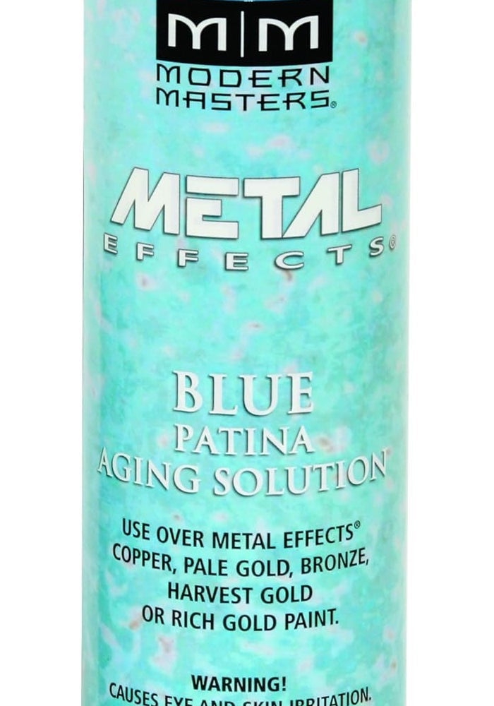 Modern Masters Blue Patina Metal Effects Aging Solution - 16 oz