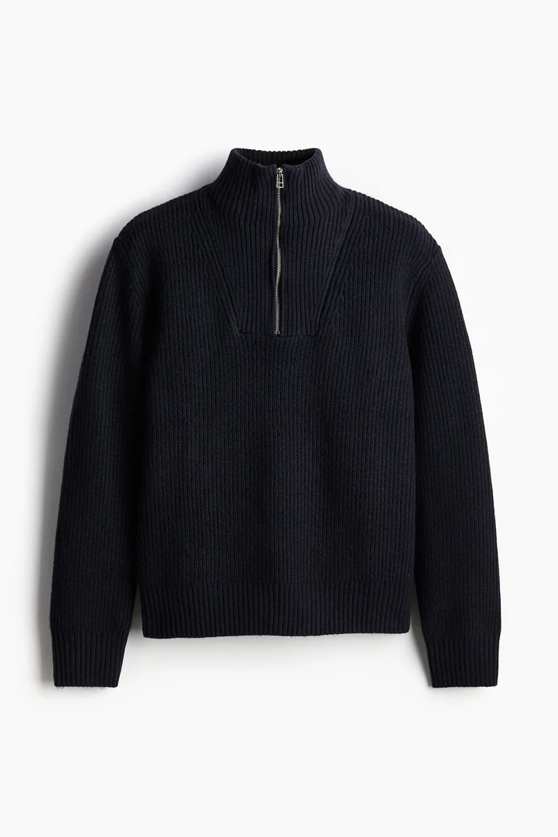 H&M Regular Fit Zip-top jumper