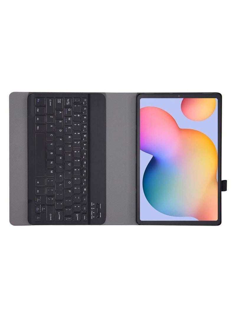New Case Compatible for Galaxy Tab S6 Lite 2020 – Detachable Wireless Keyboard with PU Leather Keyboard Stand, Premium Protection for Your Tablet