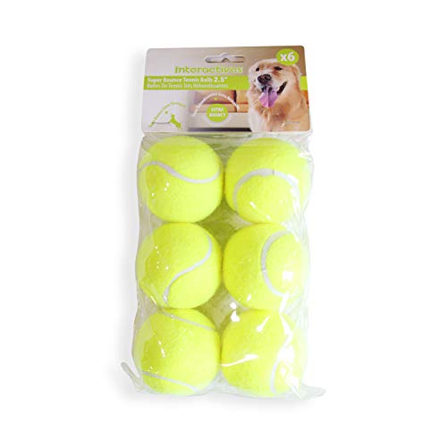 Pet Prime PetPrime 6PCS 25 Tennis Balls Suitable for Max Dog Automatic Ball Launcher Interactive Dog Fetch Toy Pet Ball Thrower Throwing Game Launcher - Image 1