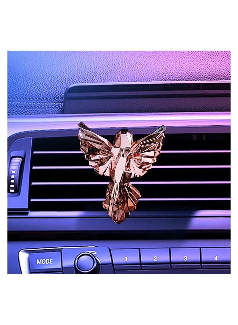 Excefore Reusable Car Air Freshener With Vent Clip, Hummingbird Modeling Vent Clip, Car Odor Eliminator, Car Decoration Accessories with 3 Scents Starter Kit - Image 1