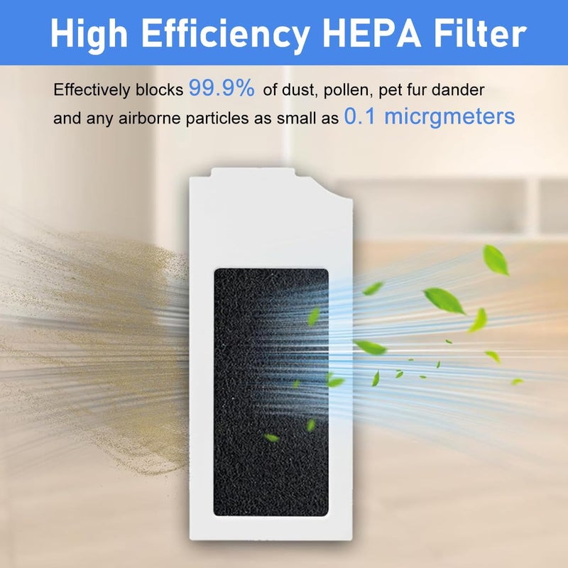 HASTHIP ® Vacuum Cleaner Accessories for Ecovacs N20 Pro/N20 Robot Replacement Vacuum Cleaner Accessories with1 Main Brush, 4 Side Brushes, 2 Mop Cloth, 2 Filters, 1 Cleaning Detailing Brush (10Pcs) - Image 4