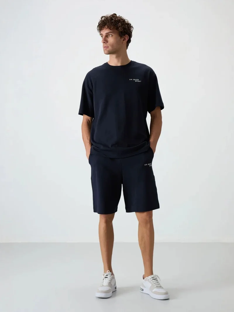 تومي لايف TOMMY Oversized Short-Sleeve T-Shirt And Shorts Set