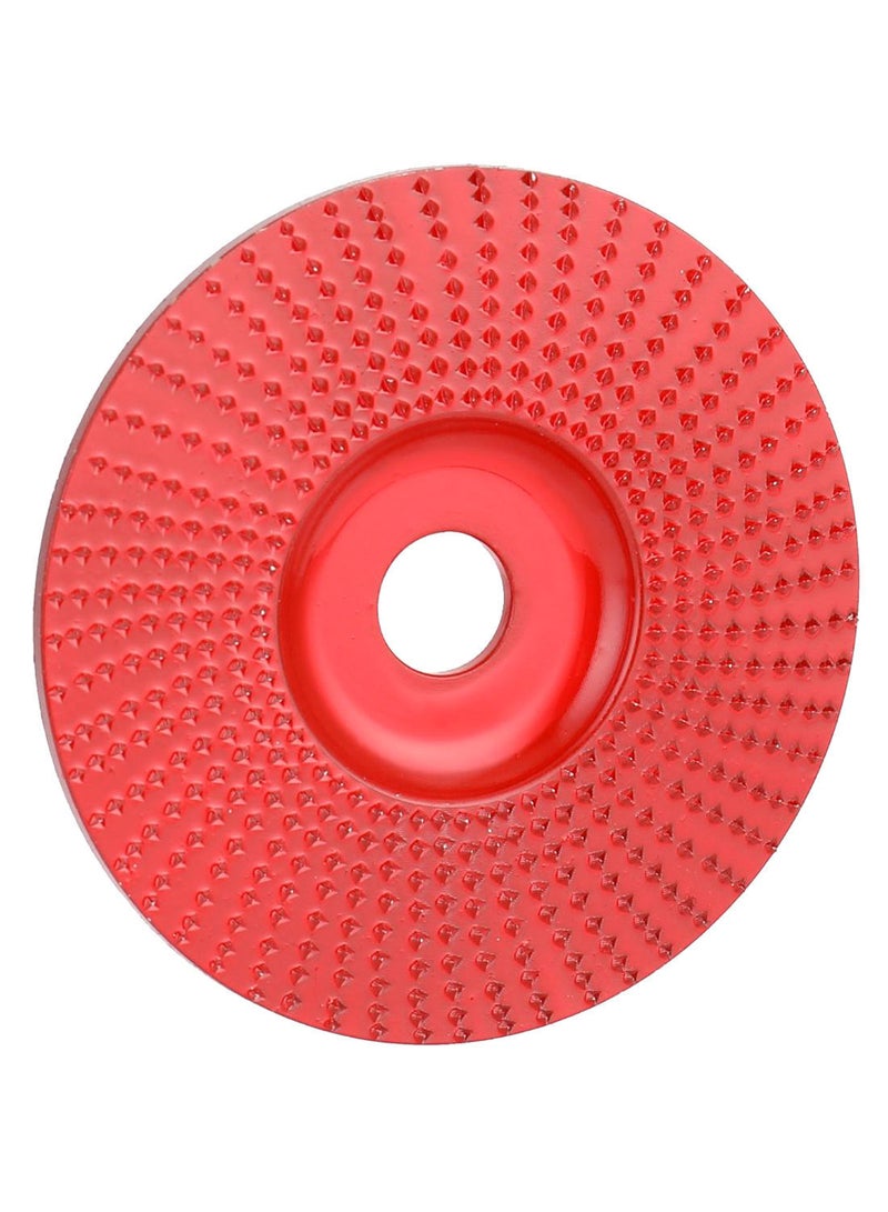 NIBEMINENT Angle Grinder Sanding Carving Rotary Disc Red 