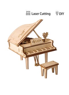Robotime Rolife Grand Piano 3D Wooden Puzzle TG402, 3D Wooden Puzzles for Adults/Teens, Creative Home Decor, Unique Gift for Craft Hobby Adults/Teens  - Image 1