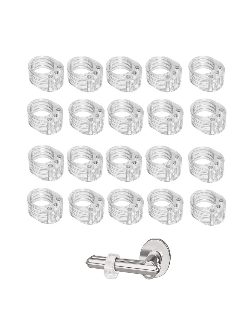 Excefore Door Handle Protectors 20Pcs, Door Handle Bumpers, Door Stopper Wall Protector, Wall Protector for Door Handle, Door Handle Bumpers Guard, Buffer Wall, Protect Door and Reduce Noise - Image 1