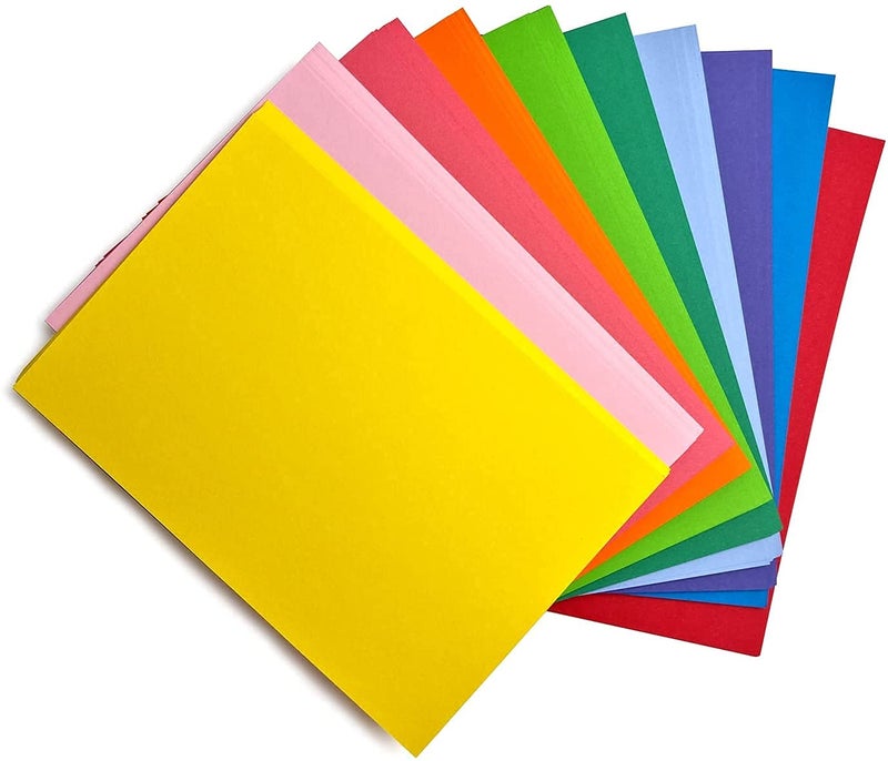 True-Ally 200 GSM Premium Heavy Blank 3" x 5" Index Cards - 300 Cards - 10 Color Index Cards -Great for Flash Cards, Study Cards, Memory Cards, School Supplies (3 x 5 inch - 300 Sheets) - Image 1