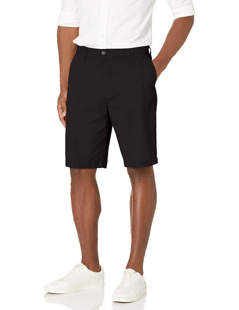 Dockers Men's Perfect Short Classic Fit 10.5", Black, 34 - Image 1