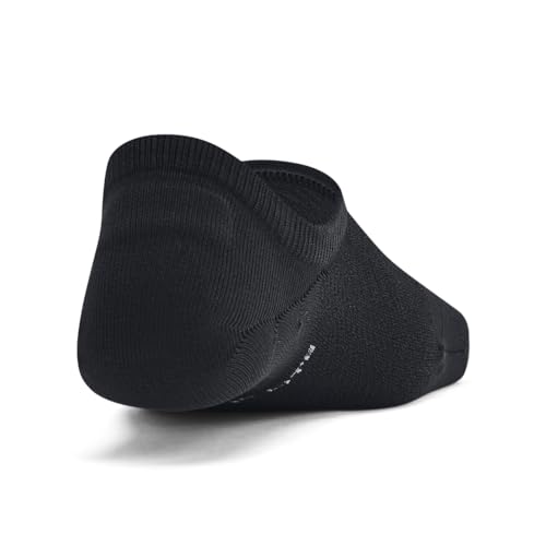 Under Armour Womens Breathe Lite Liner Socks 6 Pack, (001) Black/Black/Castlerock, Medium - Image 3
