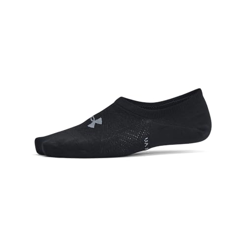 Under Armour Womens Breathe Lite Liner Socks 6 Pack, (001) Black/Black/Castlerock, Medium - Image 5