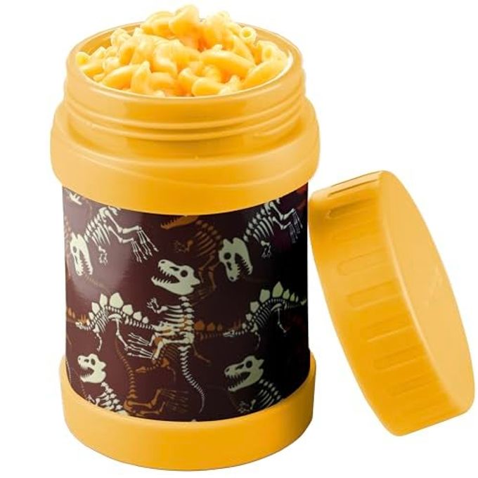 Bentology Insulated 13oz Food Jar for Kids- Hot or Cold Food, Soups, Liquids, Noodles - Wide Mouth Stainless Steel Container & BPA Free, Large Leak Proof thermos for Back to School Lunch Boxes, Bags