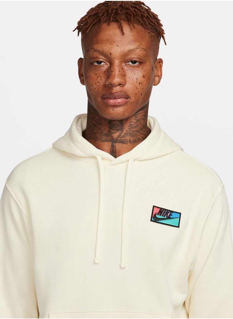 Nike - Club+ Patch Graphic Hoodie - Image 1