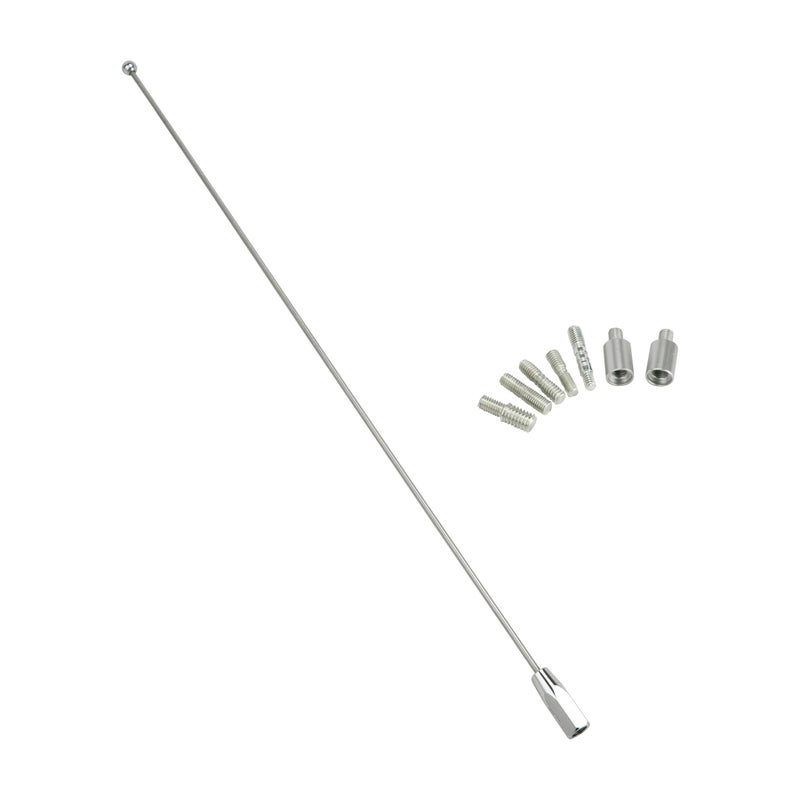 Scosche RM13SMX 13" (30cm) Universal Car Radio Antenna Mast - Top Mount Replacement Mast with Threaded Adapters and Spacers - Fits Domestic and Import Vehicles - AM/FM Auto Antenna - Car Truck and SUV - Image 5