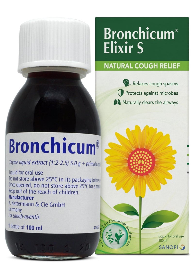 سانوفي برونشيكوم إليكسير إس شراب 100 مل