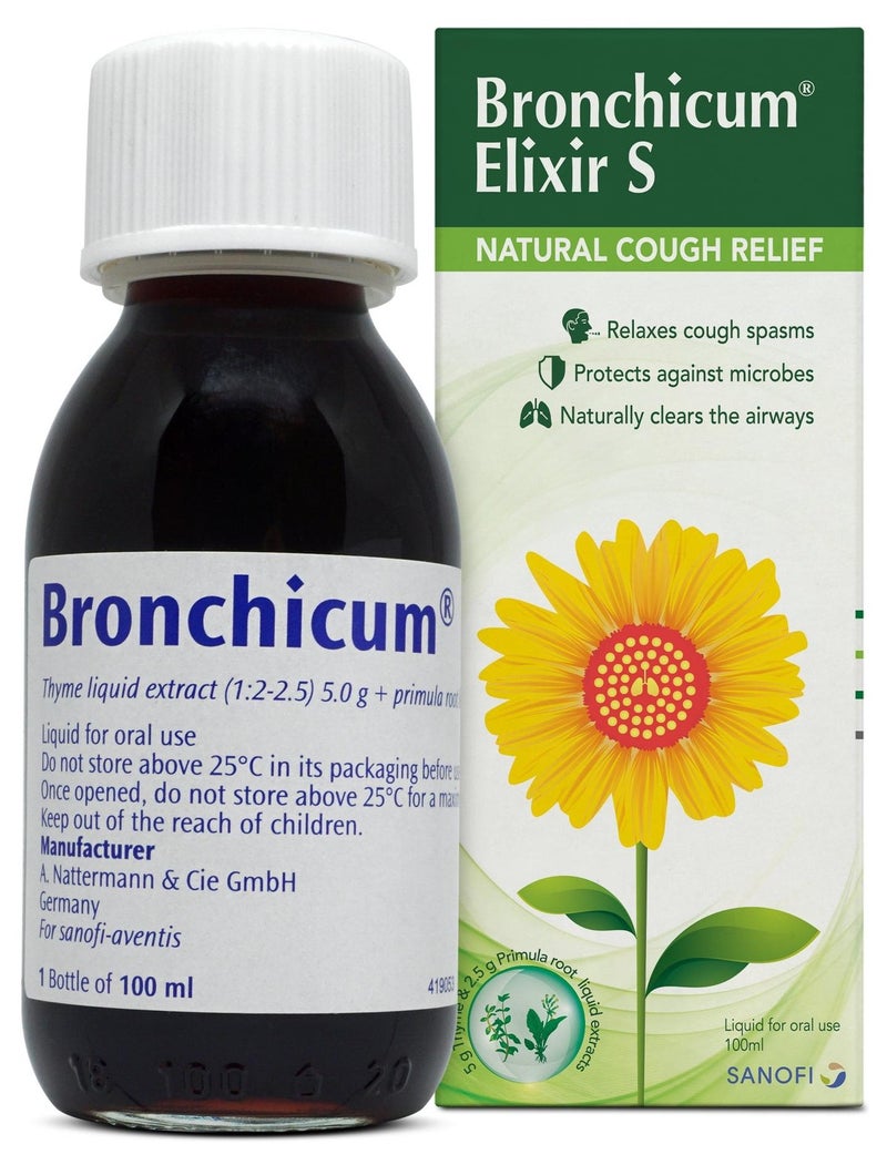 سانوفي برونشيكوم إليكسير إس شراب 100 مل