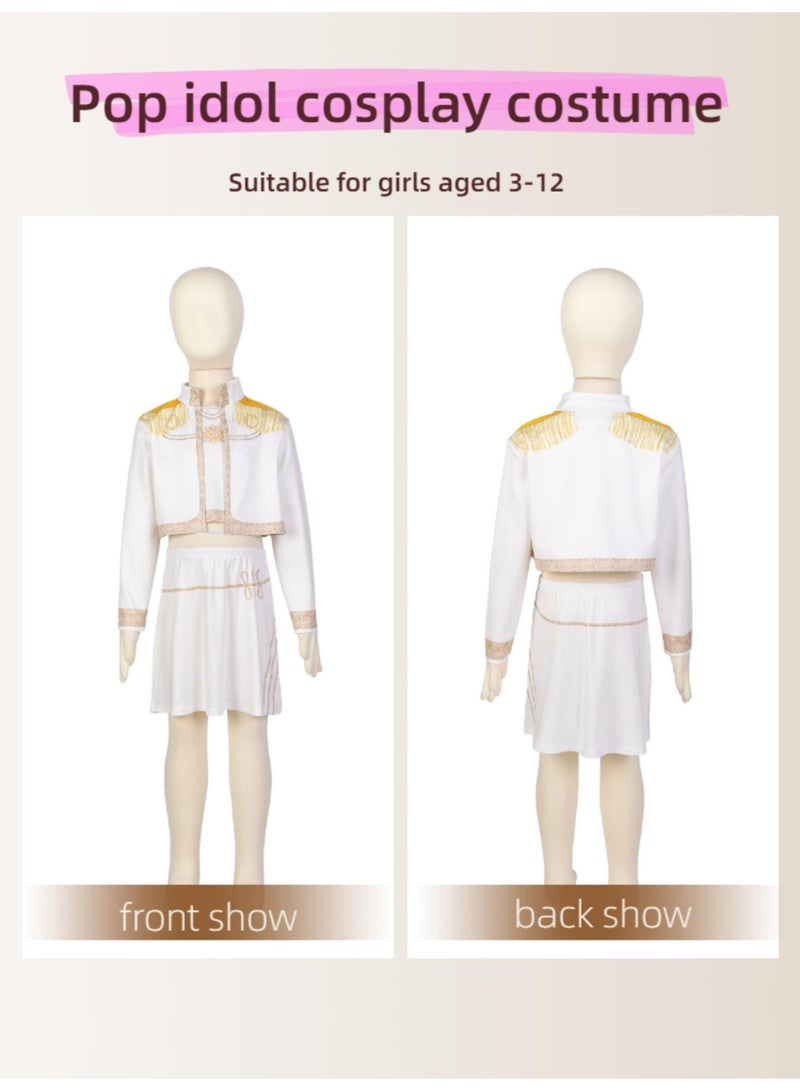 Bluejw 1 Set KPOP Hunters Costume Kids Rumi Mira Zoey Cosplay Outfits Pop Singers Role Play - Image 2