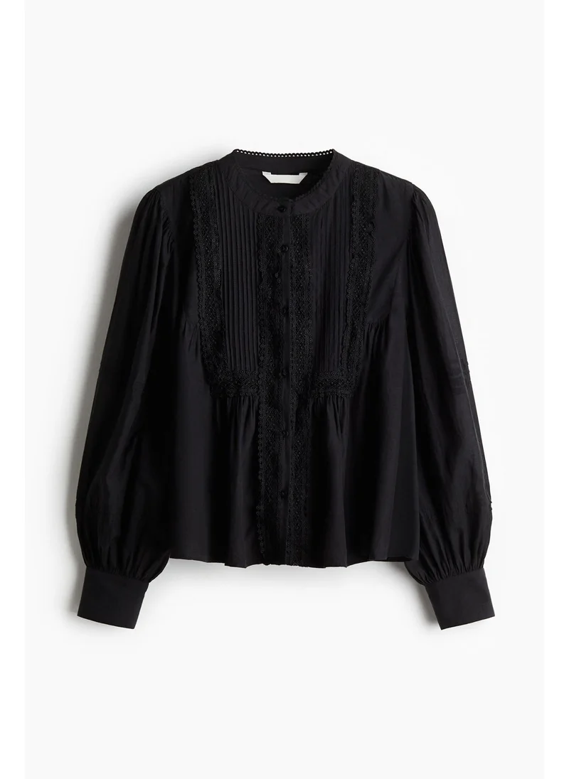 H&M Pintucked blouse