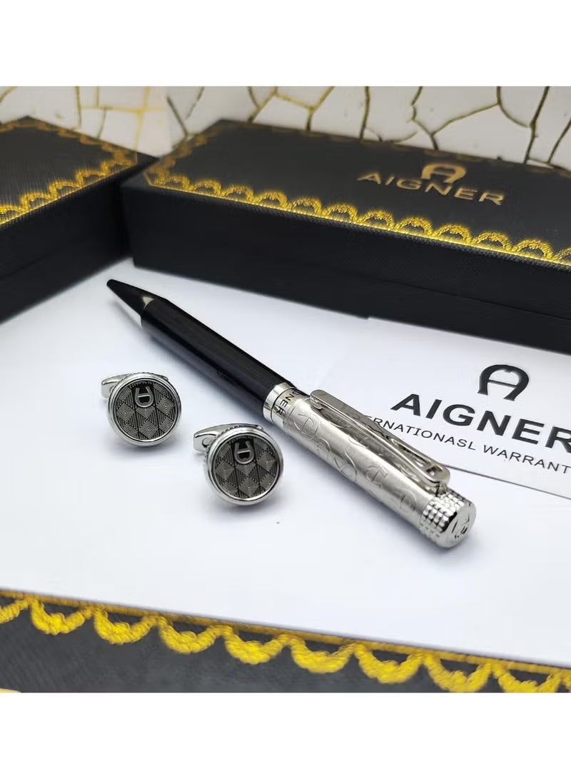 Aigner pen with cufflinks