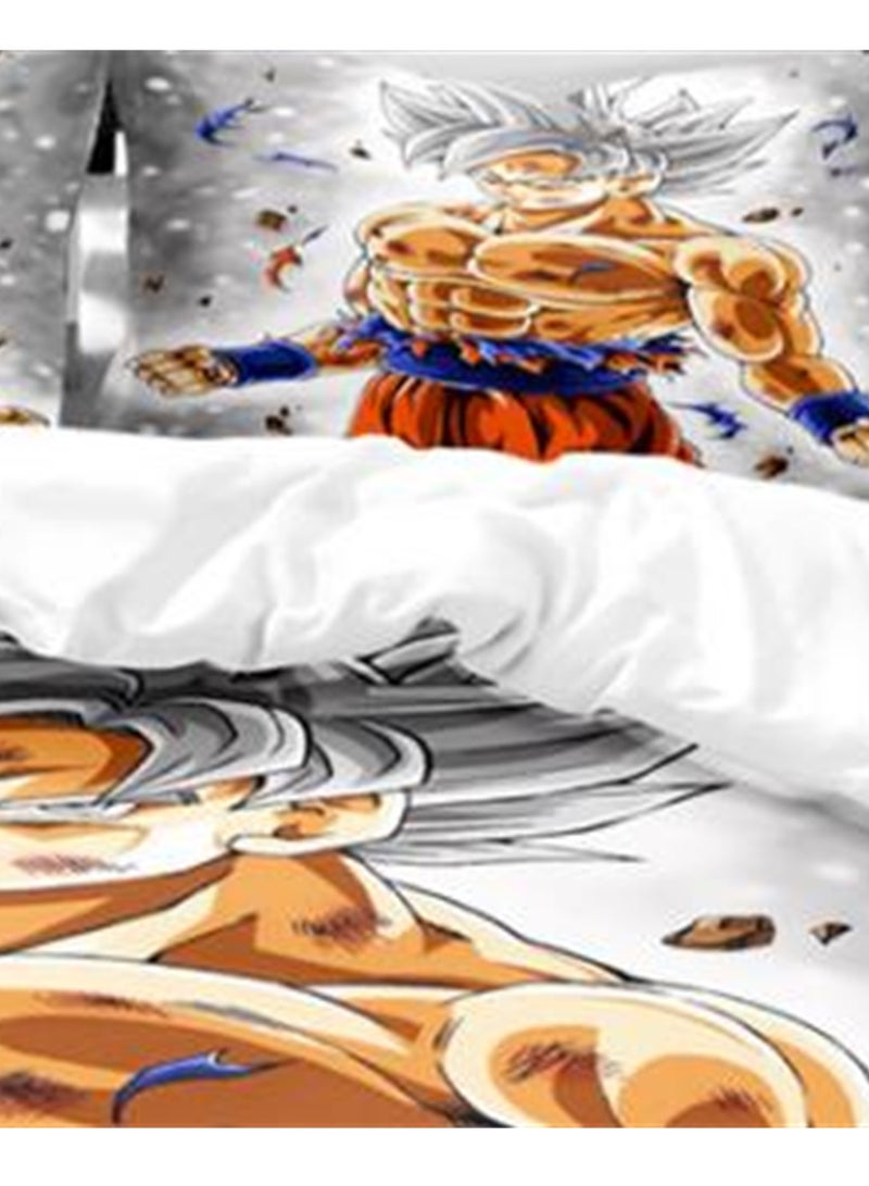 3pc creative 3d printing anime printing 1 quilt cover 2 pillowcases fashion set - Image 4