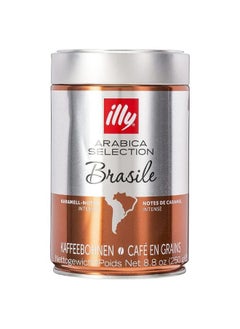 Illy Illy Arabica Selection Brasile Coffee Beans 250G, Brown  - Image 1