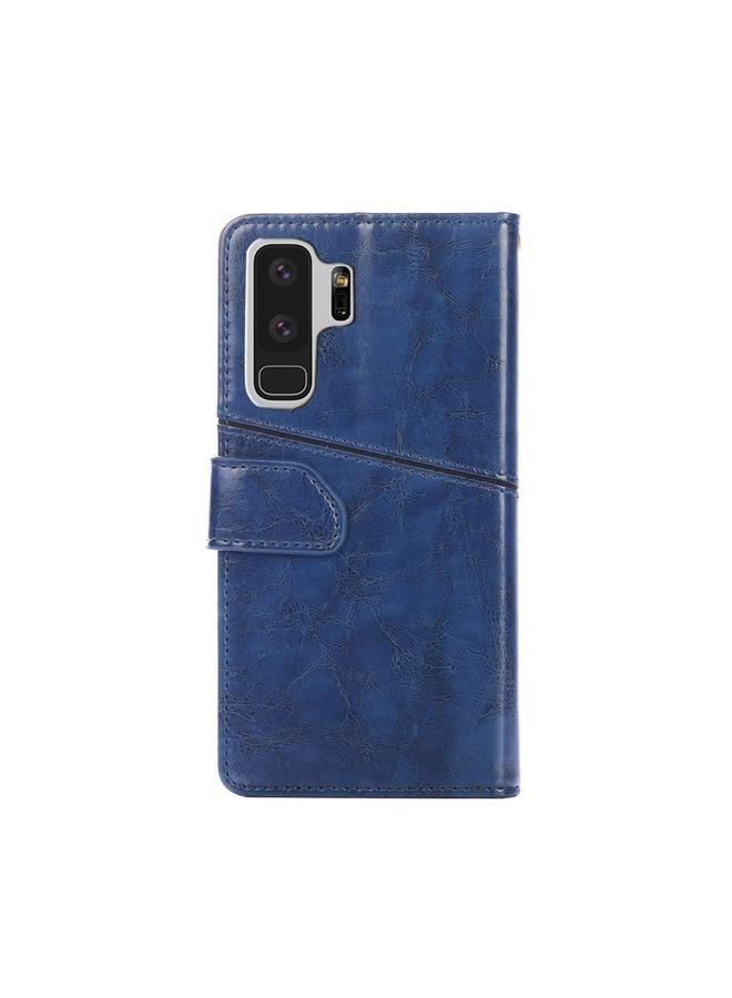 S-TOP Case For Samsung Galaxy S9+ Geometric Stitching Horizontal Flip TPU + PU Leather Case with Holder & Card Slots & Wallet - Image 3