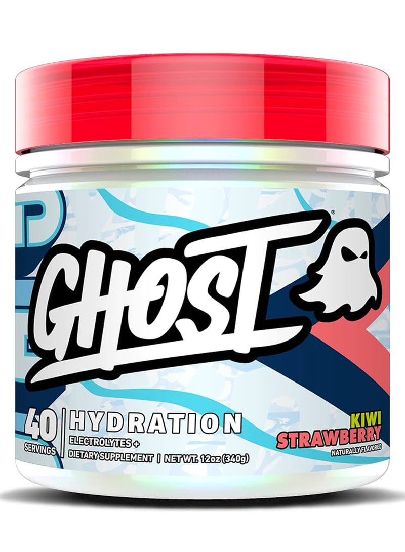 جوست مسحوق ترطيب بنكهة الكيوي والفراولة – 40 حصة – مكمل إلكترولايت يحتوي على المغنيسيوم والبوتاسيوم والكالسيوم وفيتامين C والتورين لتعزيز الطاقة والتحمل – نباتي وخالٍ من الصويا والسكر والجلوتين - Image 1