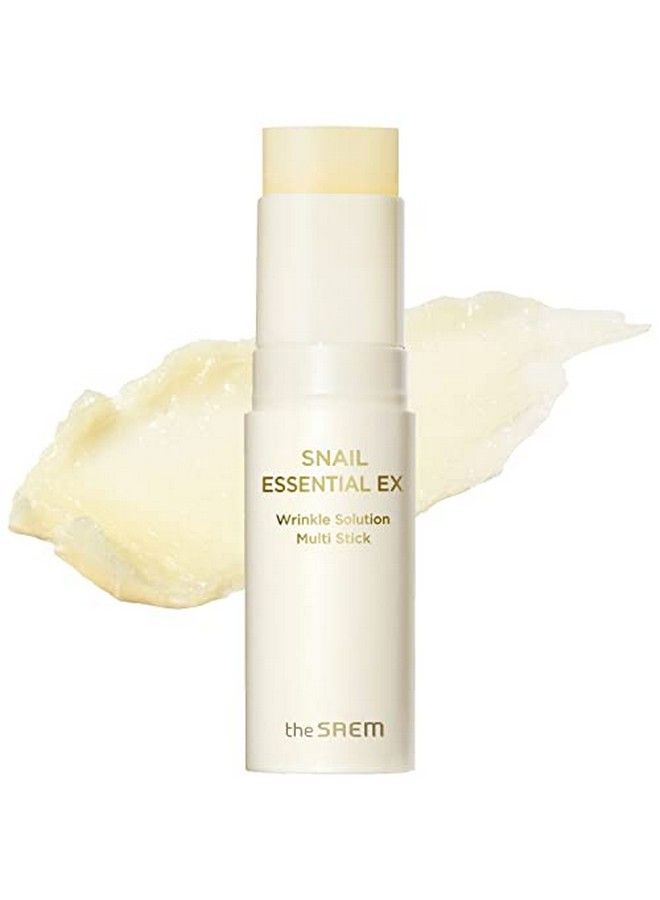 THESAEM Snail Essential Ex Wrinkle Solution Multipurpose Balm Stick Anti Aging & Moisturizing Face & Eye Treatment With Snail Collagen & Honey For Moist Glow 0.4Oz. - Image 2